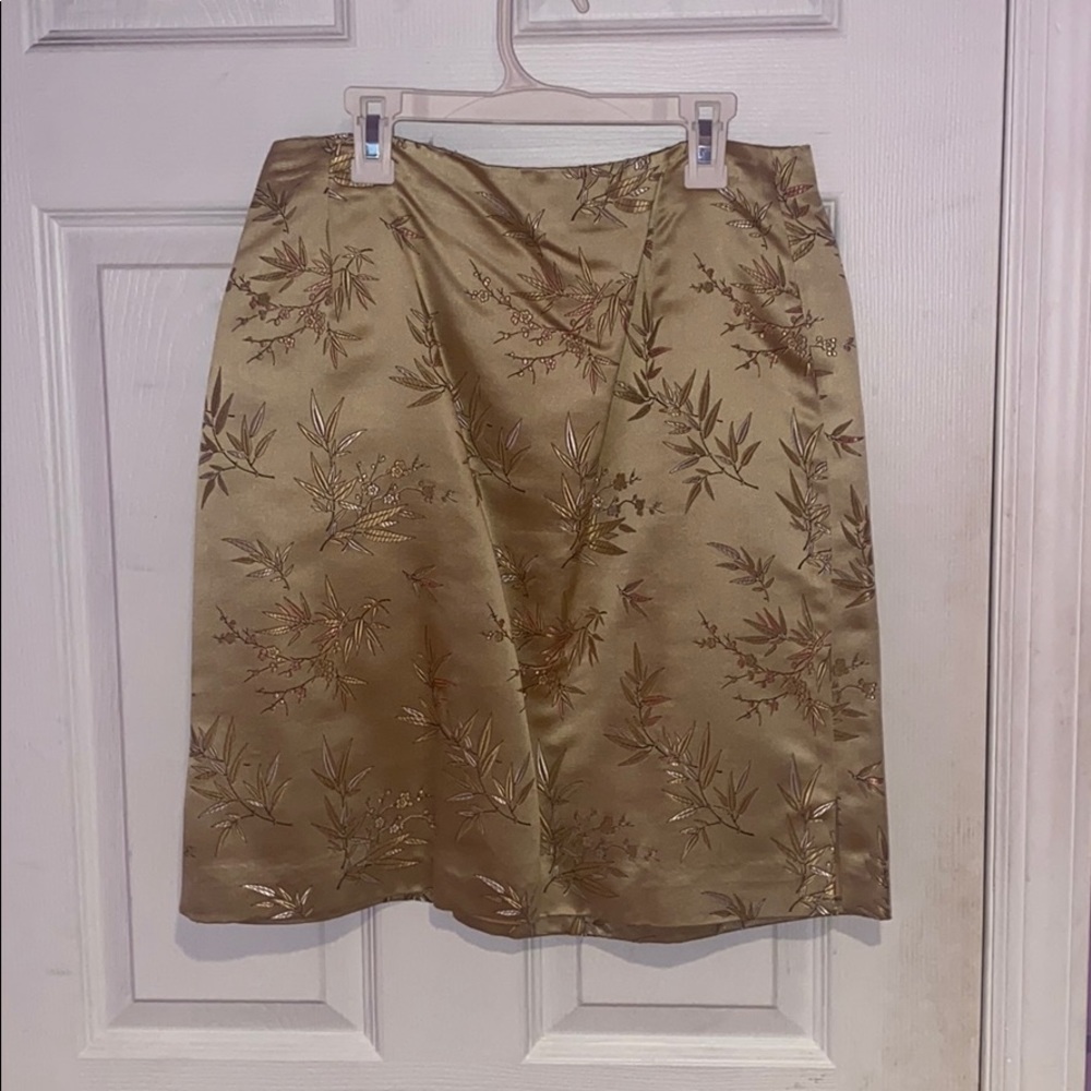 vintage satin skirt